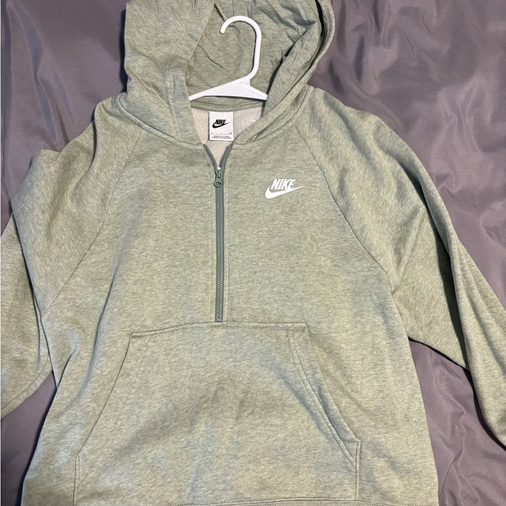 Nike green/ Gray Hoodie